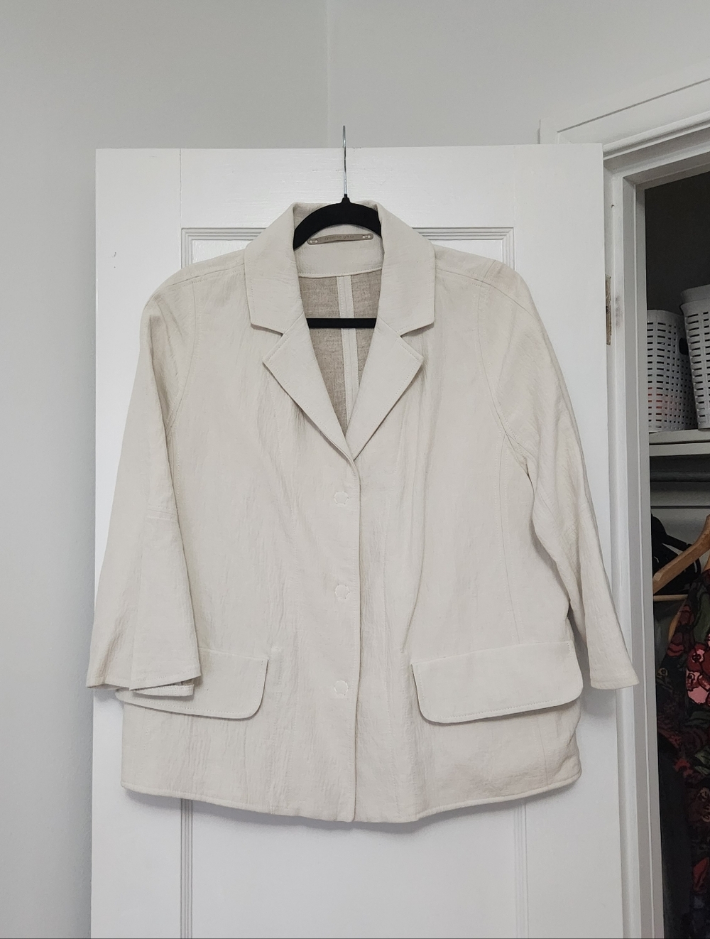 Annette Goertz Blazer in Cream size large